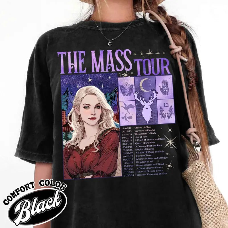 The Maas Tour Shirt, TOG Shirt, ACOTAR Shirt, ACOTAR TOG Crescent City Shirt, Sjm Tour Shirt, Book Shirt Sjm, Book Lovers...