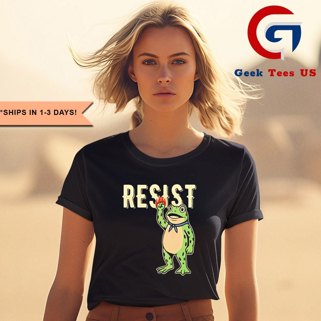 The Machine Portland Frog Protest Resist Rage Against shirt