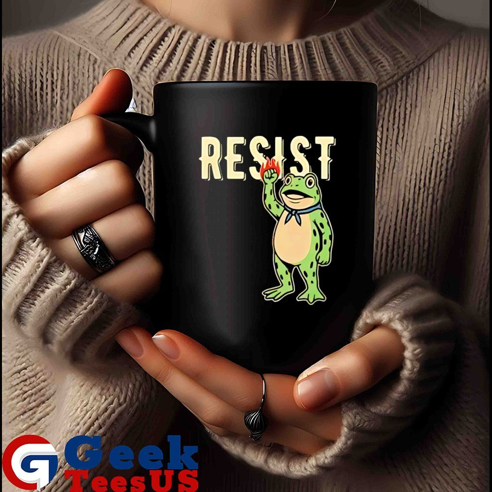 The Machine Portland Frog Protest Resist Rage Against shirt