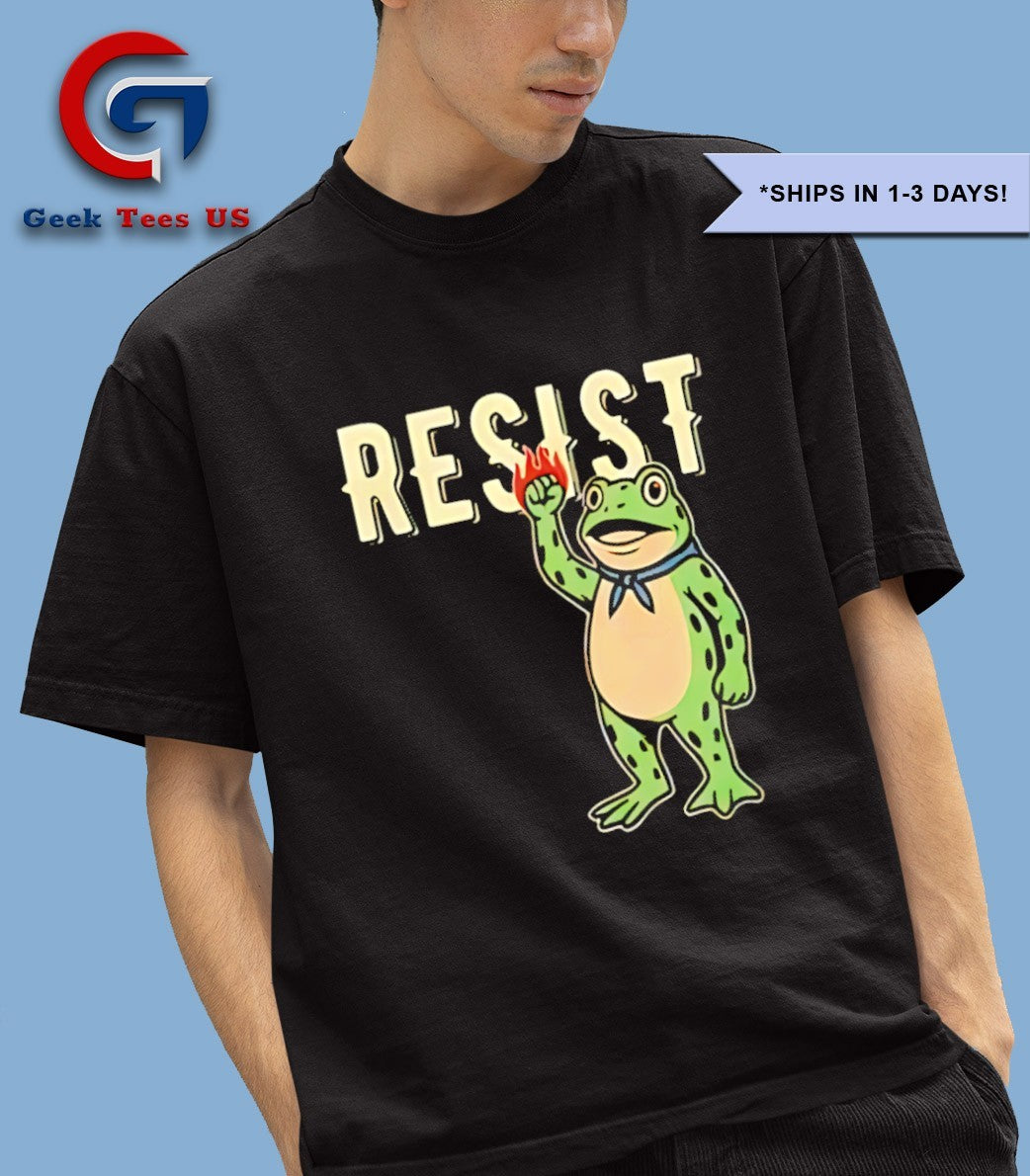 The Machine Portland Frog Protest Resist Rage Against shirt