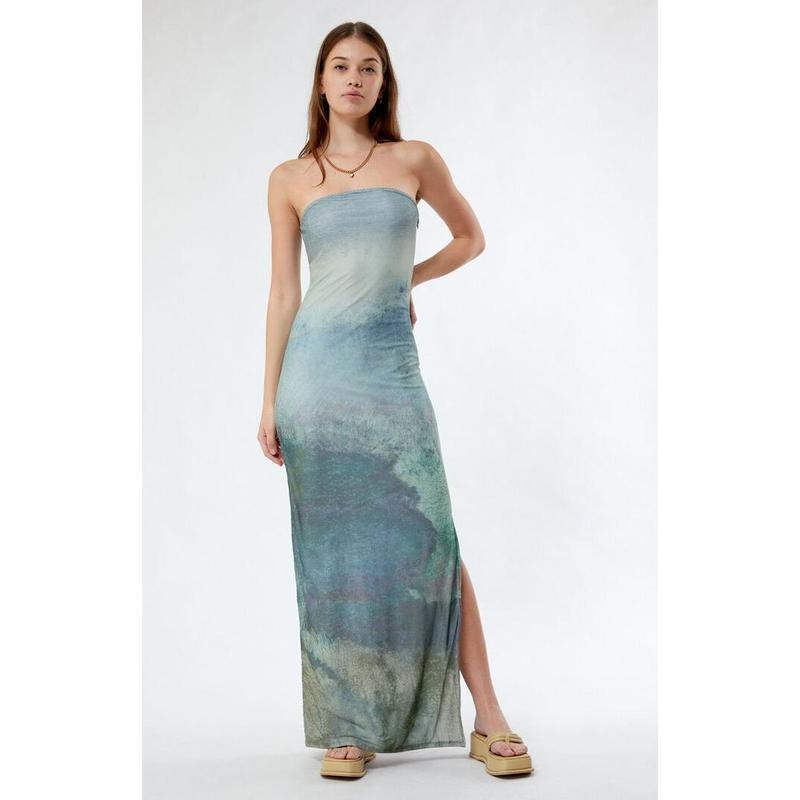 The Met Women's x PacSun Landscape Maxi Dress T-Shirts, Hoodie, Sweatshirt | DripVista.com