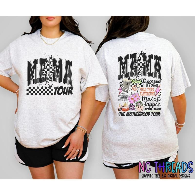 The Motherhood Tour, Funny Mama Shirt, Some Days I Rock It, Either way were rockin, Retro Mama, Trendy Mom, Mama Shirt, mama shirt, cute mom