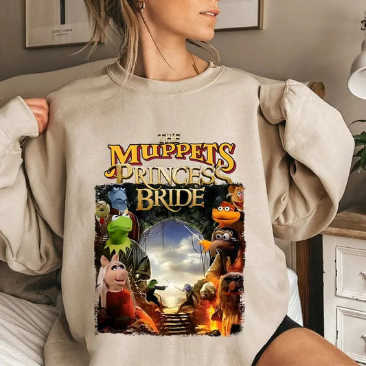 The Muppet Princess Bride Sweatshirt, Muppet Movies Shirt, Kermit And Miss Piggy T-Shirt, The Princess Bride Shirt, Gift For Lovers