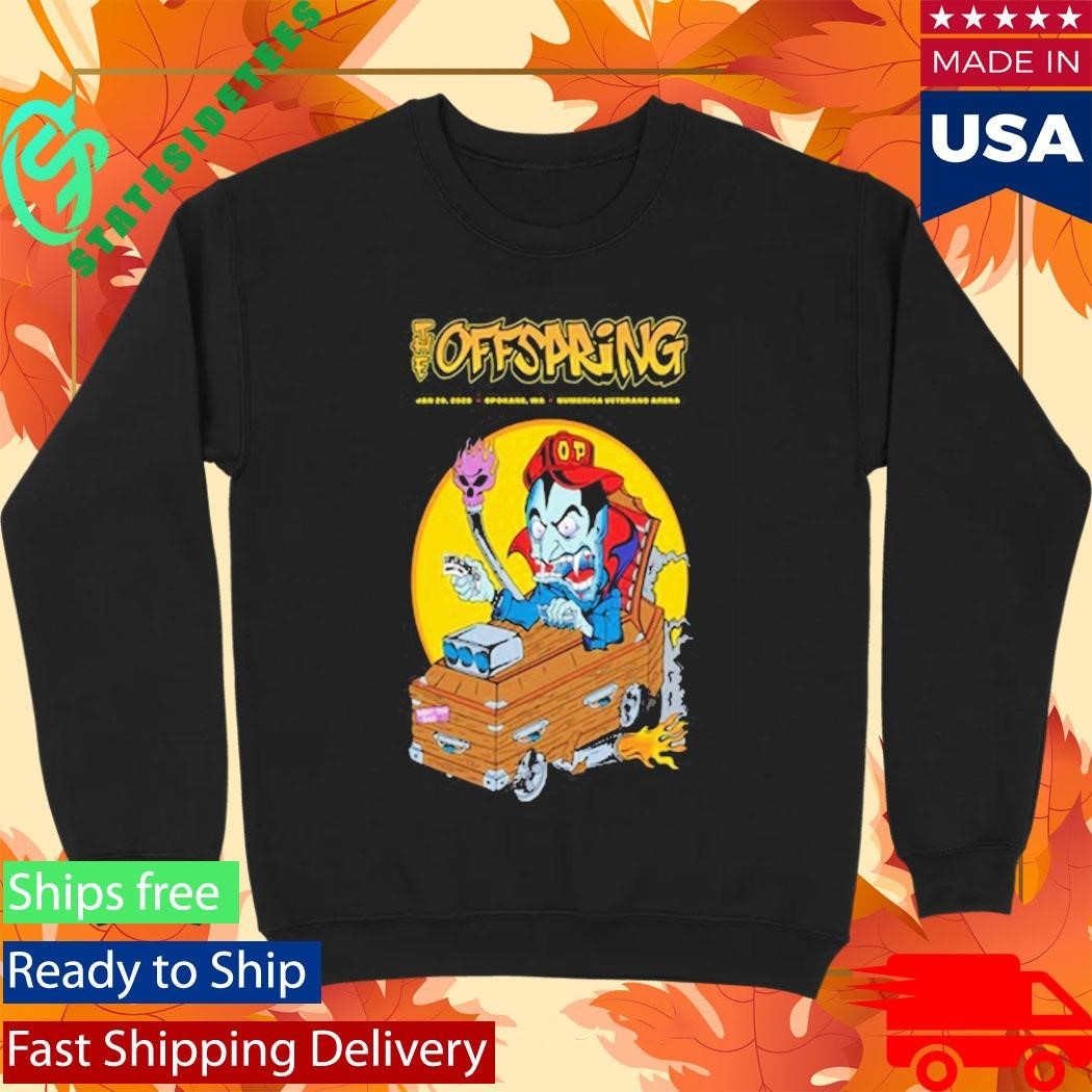 The Offspring Spokane, WA On Jan 20 2026 Event Shirt