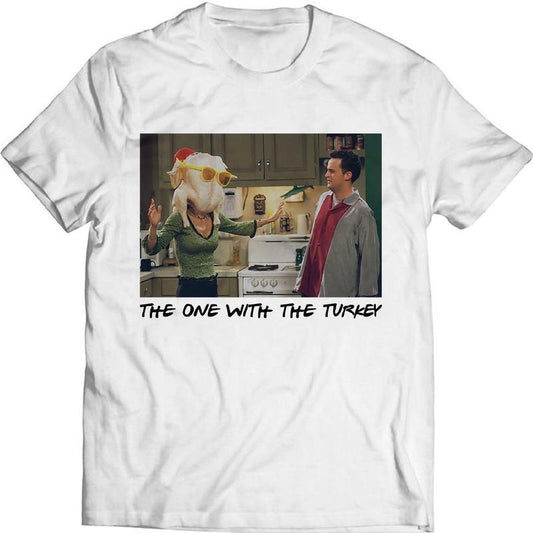 The One With The Turkey Shirt, The One With All Thanksgivings Vintage T Shirt Friends Lovers Tv Show T Shirt