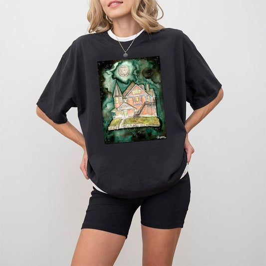 The Pink Palace Tee, Coraline Fan Art Classic T-Shirt, Movie Coraline Sweatshirt, Halloween Coraline Sweatshirt, Horror Movie Coraline Fan Sweatshirt, Fantasy Film Tee, Cartoon Character Tee, Halloween Horror Character Tee, Coraline Tee
