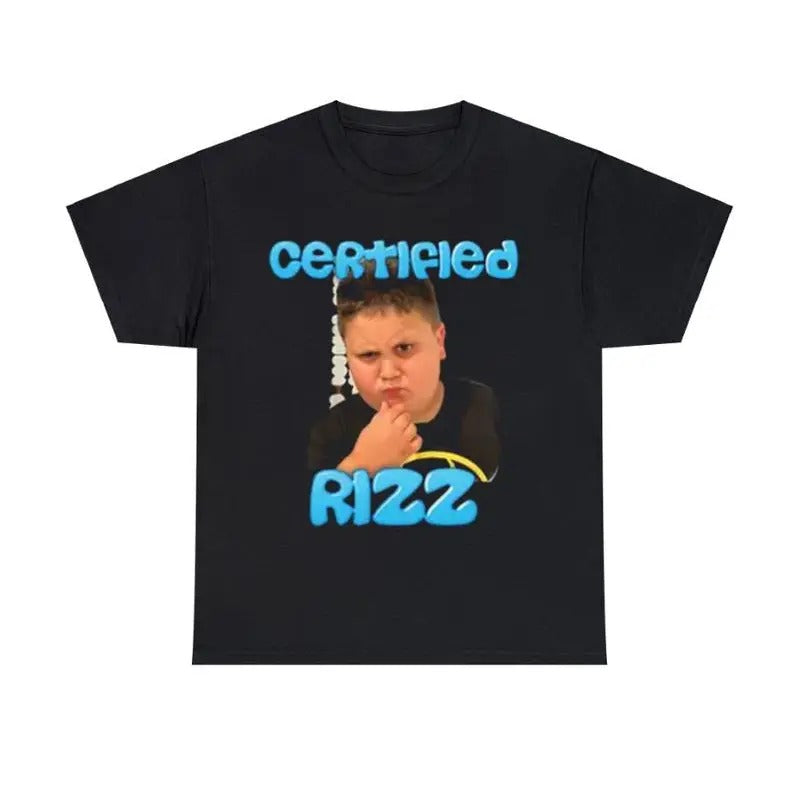 The Rizzler T Shirt Meme Shirt For Men And Women Hoodie, Sweatshirt | DripVista.com
