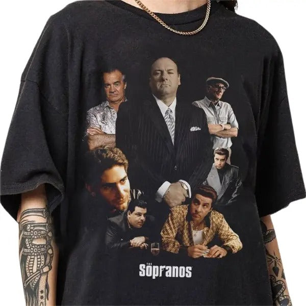 The S0pranos 90s Vintage Style T-Shirt, Classic Retro Graphic unisex Shirt