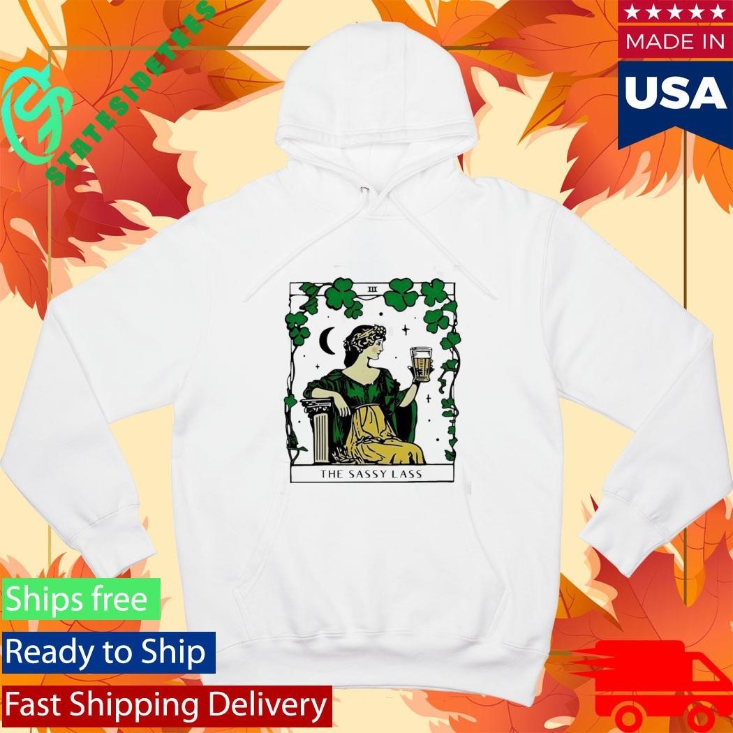 The Sassy Lass St Patricks Day Tarot Card T-Shirt
