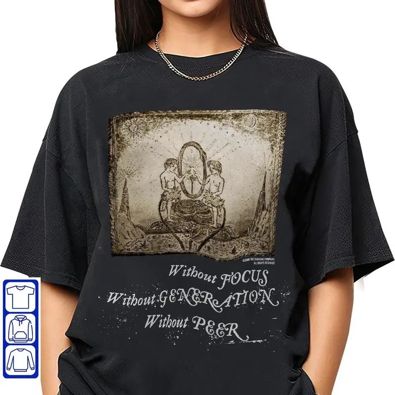 The Smashing Pumpkins Machina 2000 T-Shirt, Vintage Band Art Graphic Tee, Unisex Menswear Womenswear Top, Retro Rock Fashion