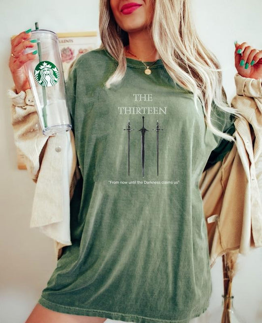 The Thirteen T-Shirt Gift For Fans, Sarah J Maas Shirt, Throne Of Glass Merch, Trending Novel Quote Shirt, Book Lover Gift