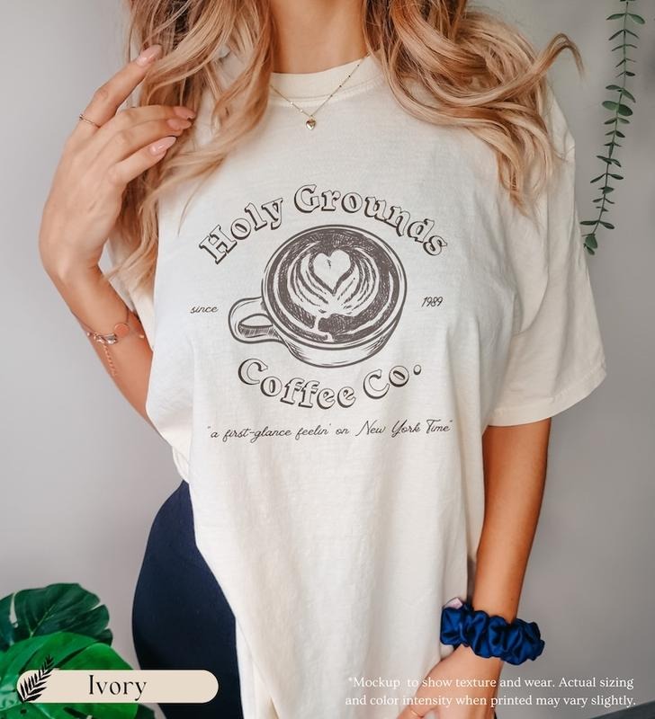 The holy grounds coffee shop T-shirt Hoodie, Sweatshirt | DripVista.com