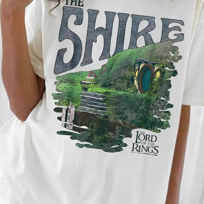 The lord of the rings Tee For Women Book Shirt Style Fit Womenswear Unisex Tee Classic Cotton Short Sleeve Tshirt
