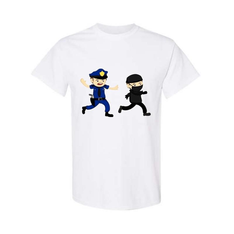 The police catch the thief Shirt, Meme Shirt, Trendy Shirt Hoodie, Sweatshirt | DripVista.com
