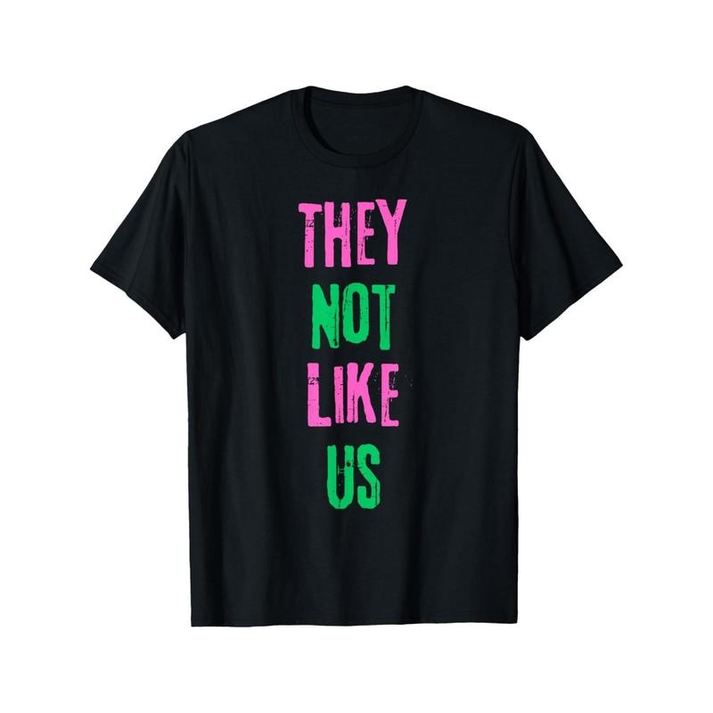 They Not Like Us Aka Pink and Green Team T-Shirt Men's Women's T-Shirt made in usa Hoodie, Sweatshirt | DripVista.com