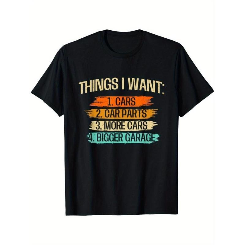 Things I Want - Car Parts Enthusiast Auto Mechanic Engine T-Shirt Made in USAstyle{n002}2 Hoodie, Sweatshirt | DripVista.com