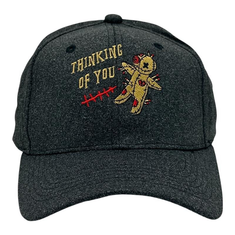 Thinking Of You Hat Funny Sarcastic Voodoo Doll Graphic Novelty Cap Funny Hats Funny Sarcastic  Novelty Caps for Men...