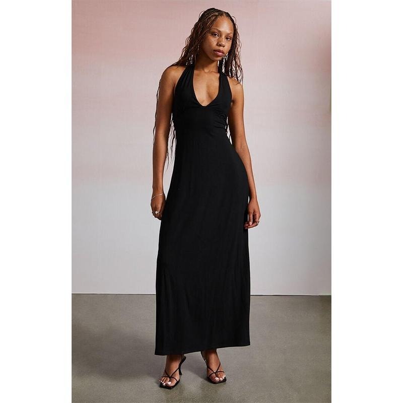 Third Charm Women's Alexa Halter Midi Dress T-Shirts, Hoodie, Sweatshirt | DripVista.com