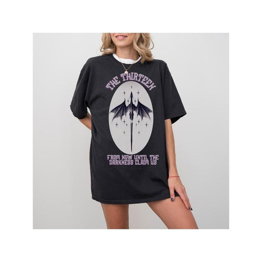 Thirteen Throne Of Glass Shirt, From Now Until The Darkness Claims Us Shirt, We Are The Thirteen Tee, Throne Of Glass Fan Gift, Tog Merch