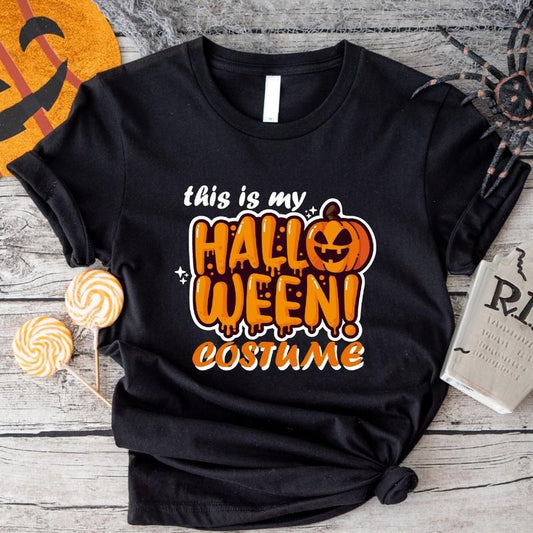 This Is My Halloween Costume T-Shirt, Unisex Halloween Party Shirt, Funny Spooky Season Tee