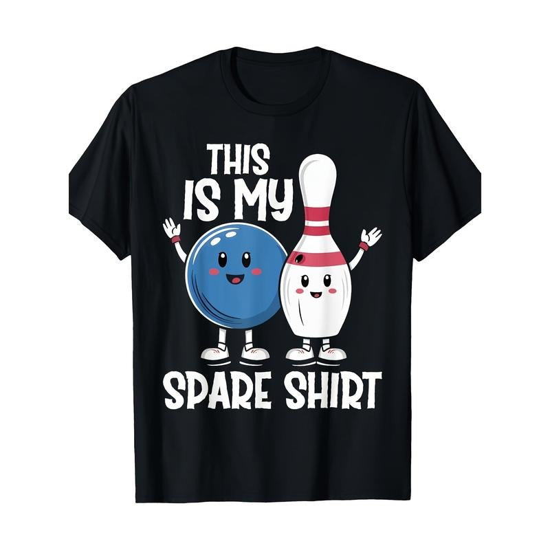 This Is My Spare Shirt Bowling And Bowling Pin T-shirt - 100% Cotton - 220g. made in usa Hoodie, Sweatshirt | DripVista.com