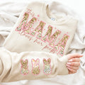 This MAMA Loves Her Peeps Shirt, Mama Easter Shirt , Easter Day Sweatshirt, Mama Easter, Leopard Glitter