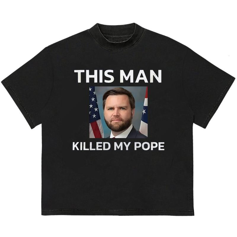 This Man Killed My Poope T-Shirt Cozy & Relaxed Essential Lightweight and Breathable Hoodie, Sweatshirt | DripVista.com