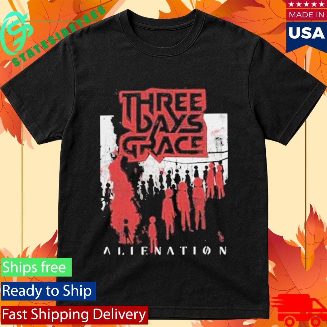 Three Days Grace 2026 Alienation Tour T-Shirt