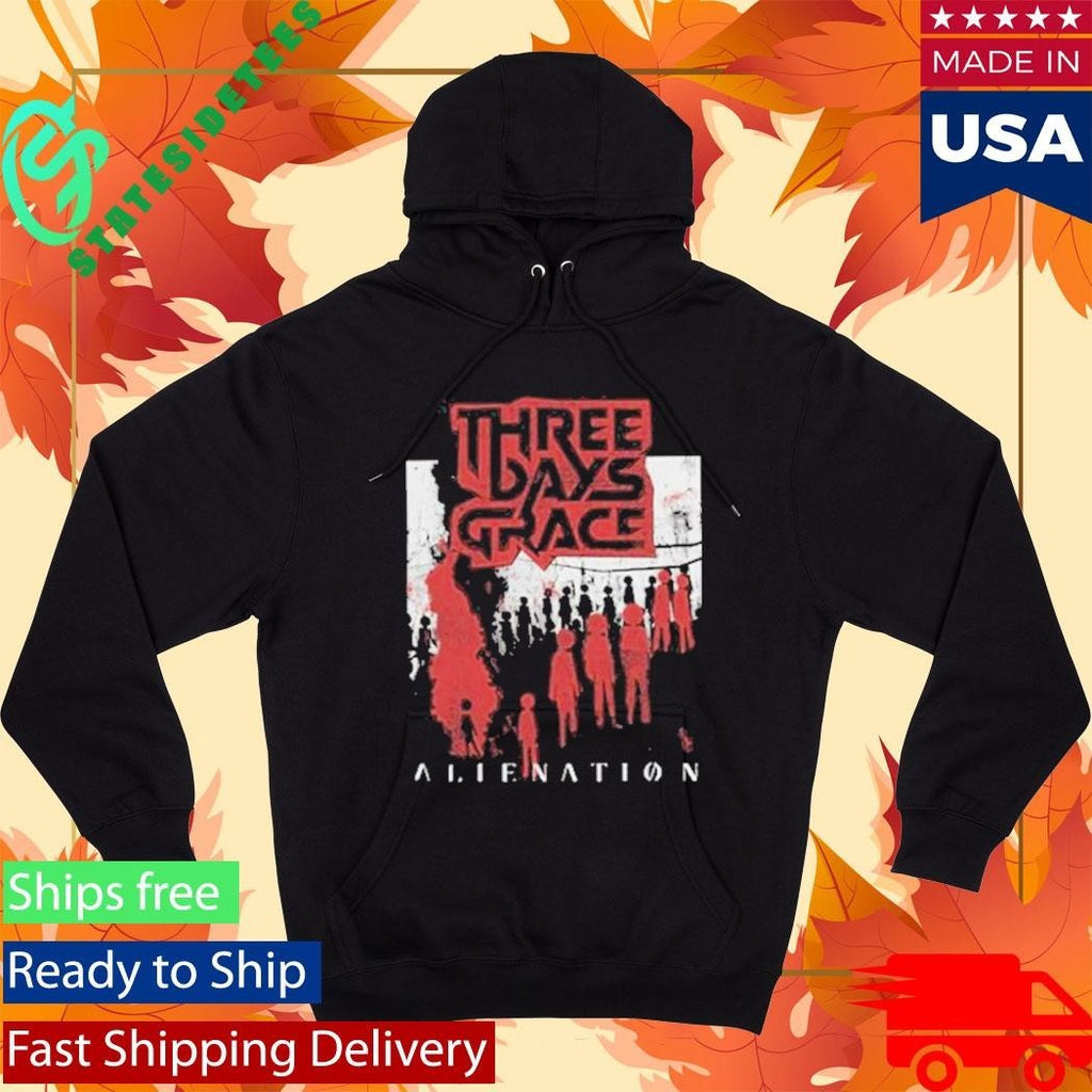 Three Days Grace 2026 Alienation Tour T-Shirt
