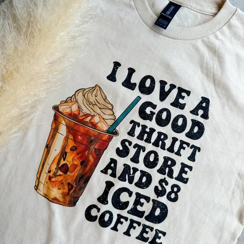 Thrift Store & Coffee Graphic Tee