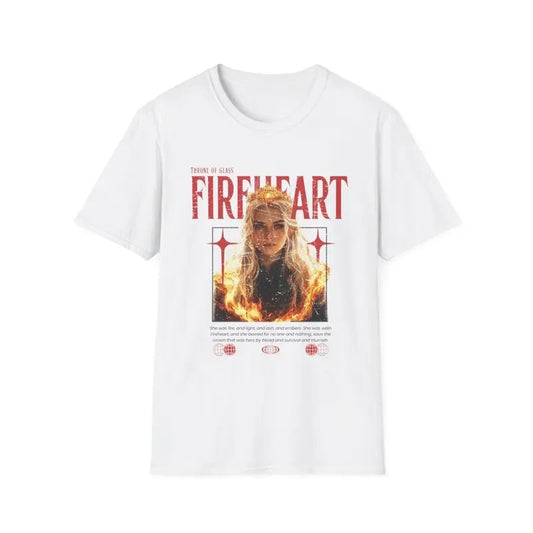 Throne of Glass Fireheart T-Shirt, vintage Fireheart Aelin Galathynius shirt, throne of glass merch, Full Size Range, Perfect Fit
