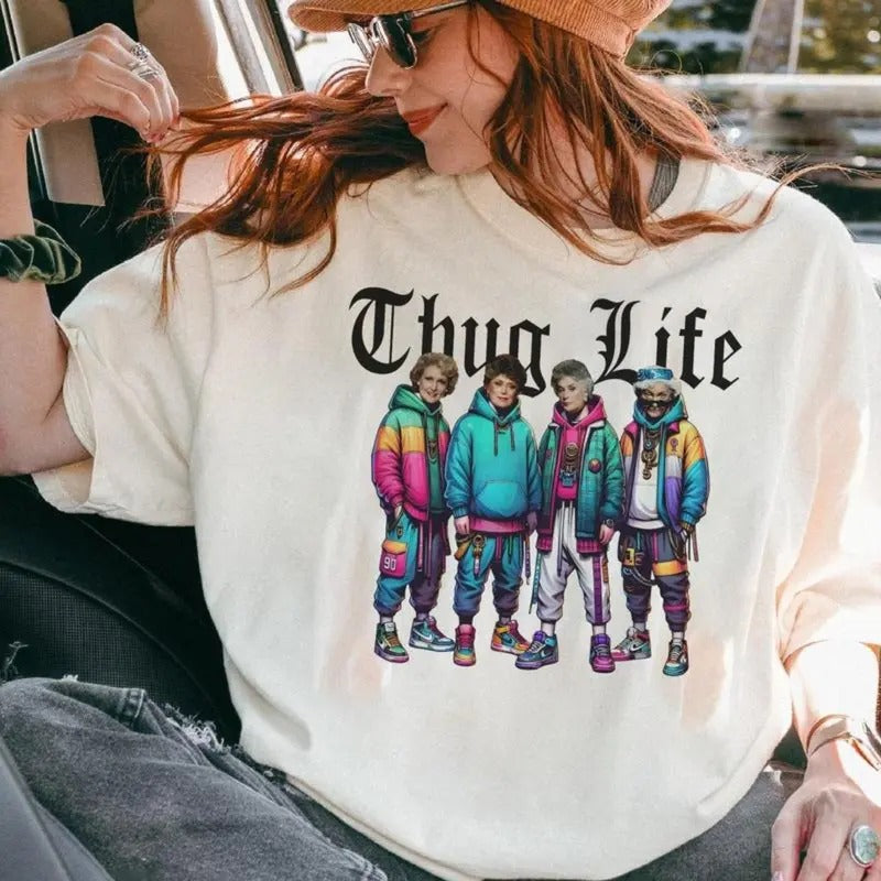 Thu Life shirt, G0den Girl Mom TV Show shirt Top Womenswear Hoodie, Sweatshirt | DripVista.com