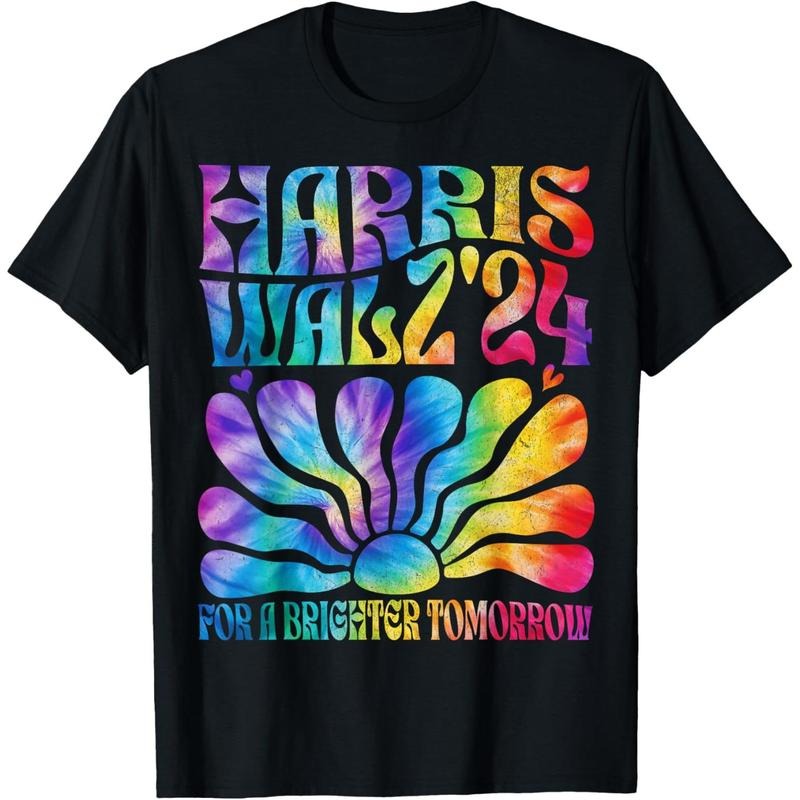 Tie dye Harris Waltz 2024 Election Kamala Harris Tim Waltz T-Shirt made in usa Hoodie, Sweatshirt | DripVista.com
