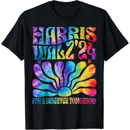 Tie dye Harris Waltz 2024 Election Kamala Harris Tim Waltz T-Shirt made in usa