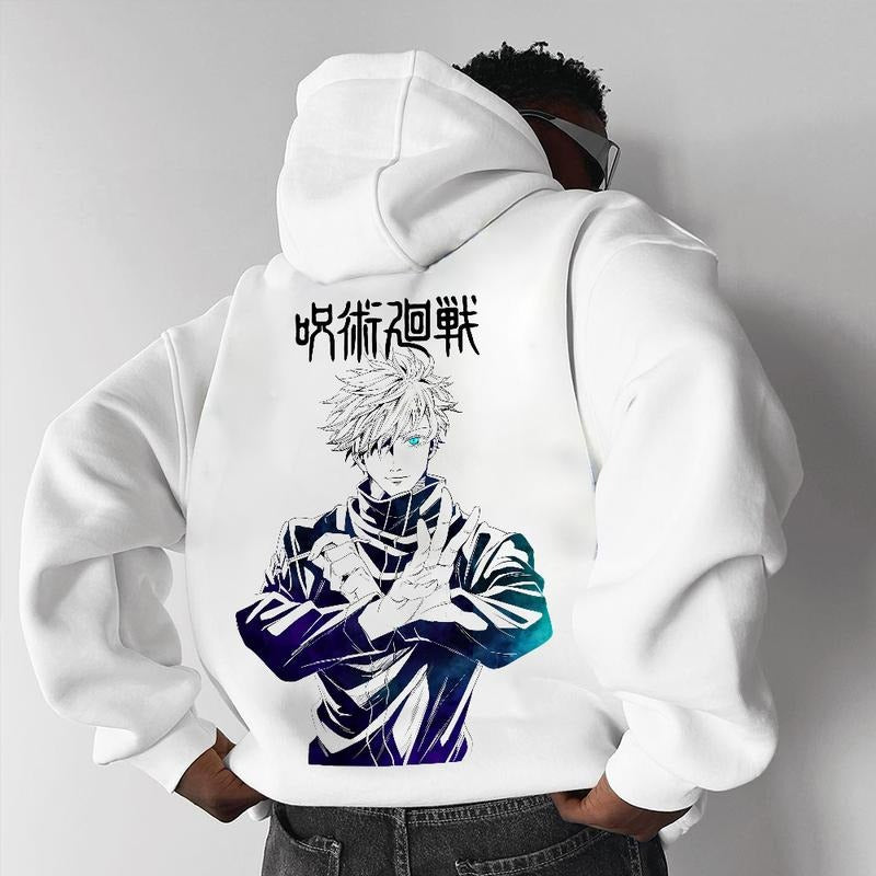 [Tiktok Shipping] Jujutsu Kaisen Unisex FallFreshness outfits men streetwear HB 90s graphic tees cotton Anime funny 300g...