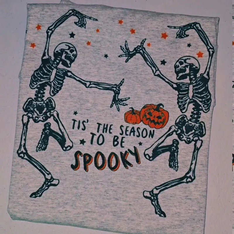 Tis' the season to be spooky  Cute Halloween Graphic Tee Hoodie, Sweatshirt | DripVista.com