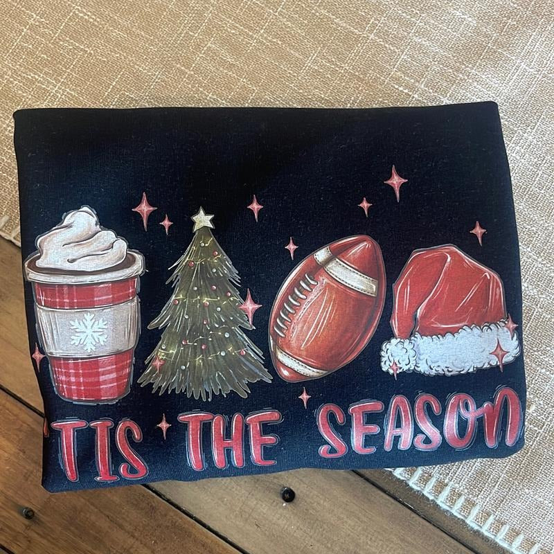 Tis the season crewneck sweatshirt collection T-Shirts, Hoodie | DripVista.com