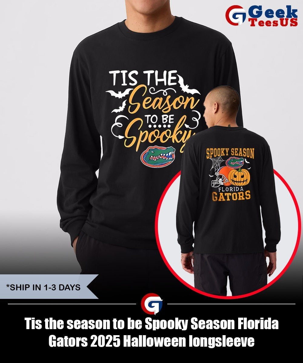 Tis the season to be Spooky Season Florida Gators 2025 Halloween shirt