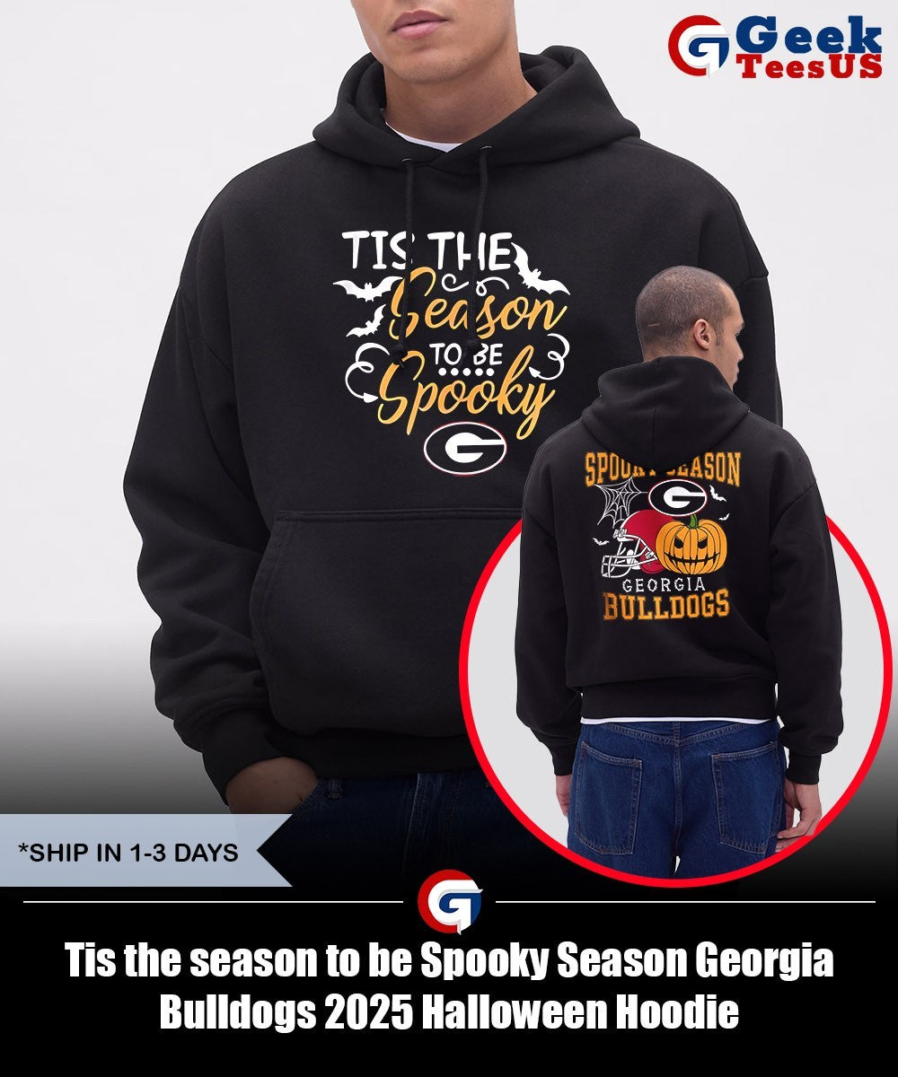 Tis the season to be Spooky Season Georgia Bulldogs 2025 Halloween shirt