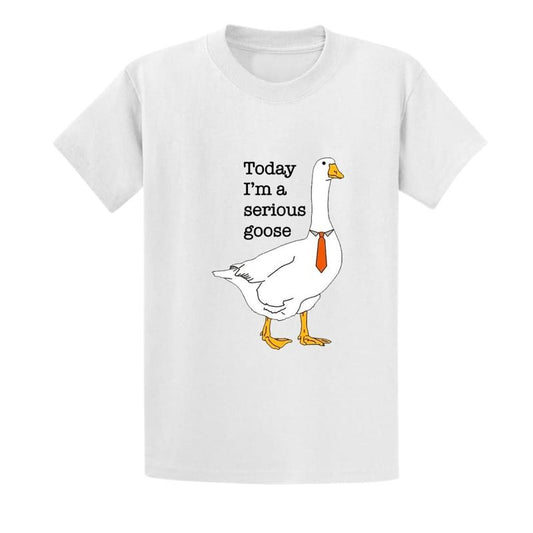 Today I'm A Serious Goose, Silly Goose Sweatshirt, Crewneck Sweaters For Women, Shirts for Men, Funny Silly Goose University Hoodie