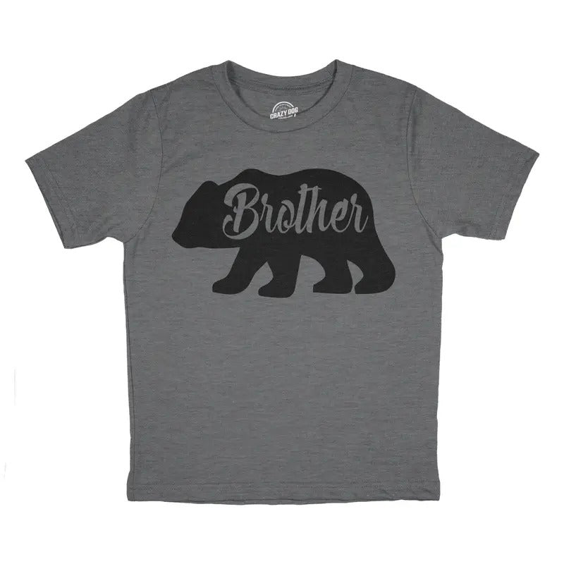 Toddler Brother Bear T shirt Cute Funny Matching Family Tee for Boy Cool Tee Funny Toddler Shirts Funny Brother Apparel...