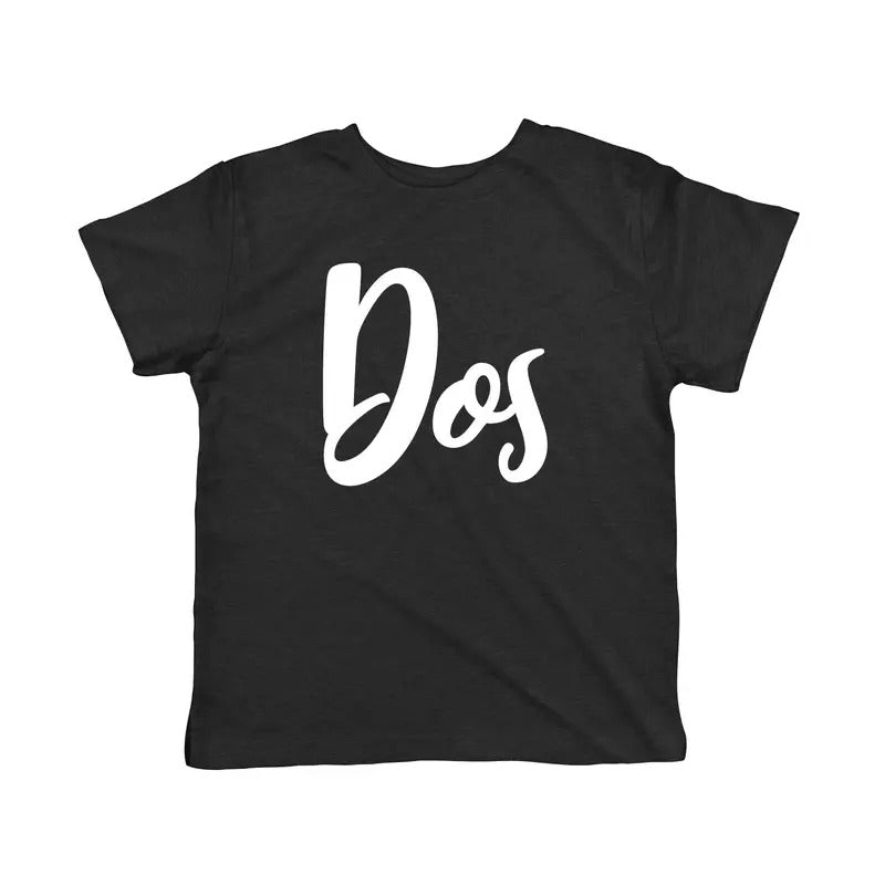 Toddler Dos 2nd Birthday Shirt 2 Year Old Boy Novelty Kids T Shirt Funny Toddler Shirts Cinco De Mayo Apparel for Toddler...