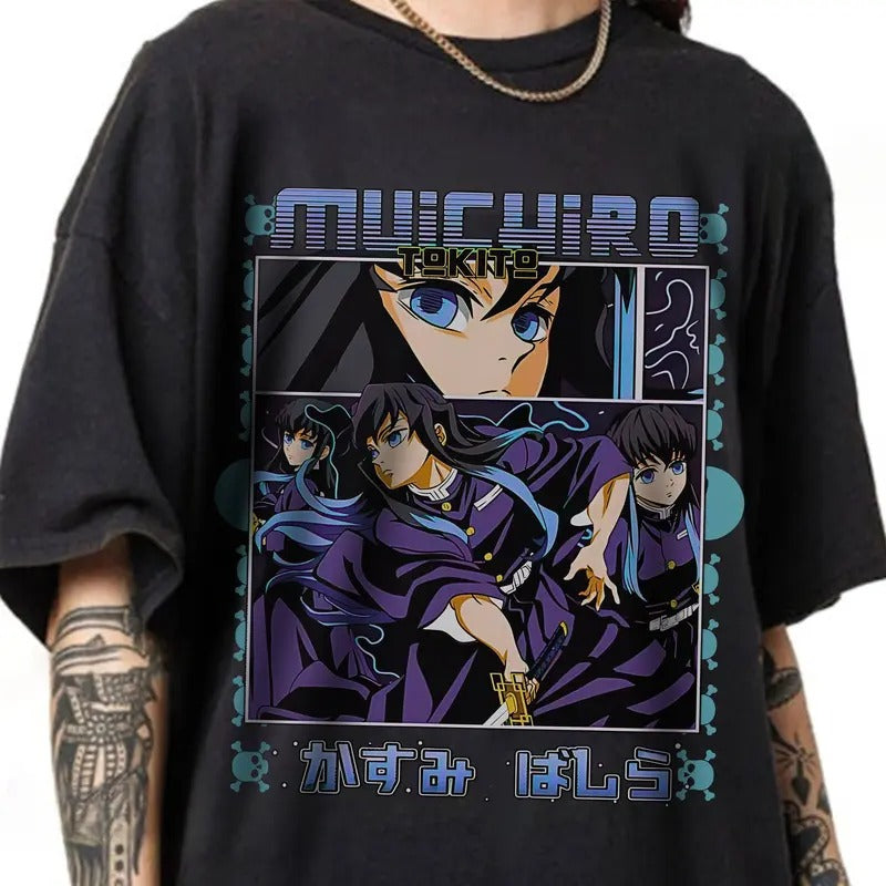 Tokito Muichiro DS Shirt, Manga Anime Shirt, Vintage Graphic Anime Tee Hoodie, Sweatshirt | DripVista.com