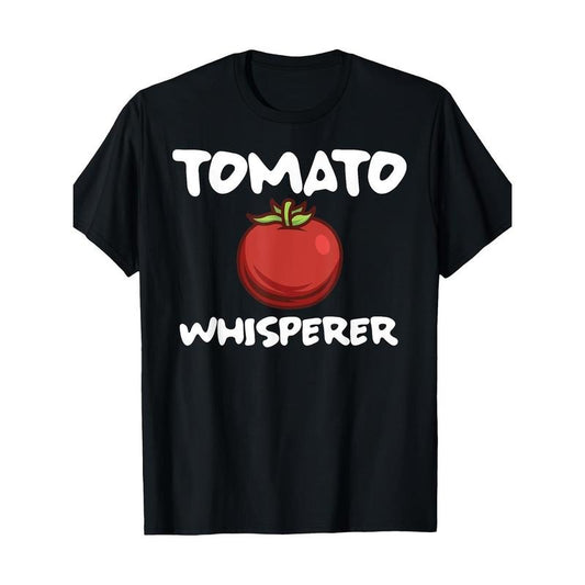 Tomato Whisper Plant Garden Vegan T-Shirt -100% Cotton Made in USA