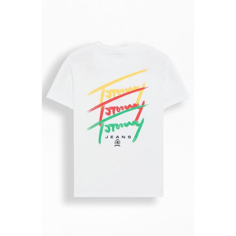 Tommy Jeans Men's Twisted Logo T-Shirt - Multicolor Hoodie, Sweatshirt | DripVista.com