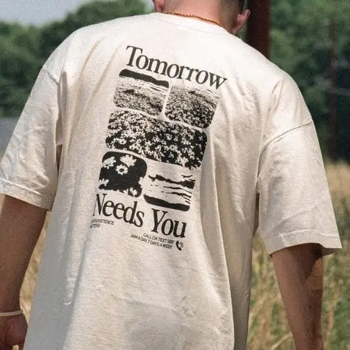 Tomorrow Needs You 988 Tee Top Classic Menswear Sweatshirt Hoodie | DripVista.com