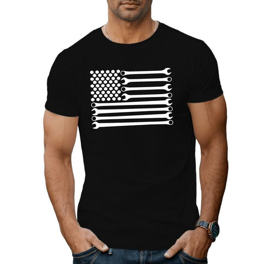 Tool Collection Men's Short Sleeve T-shirt Summer T-shirt Top made in usa