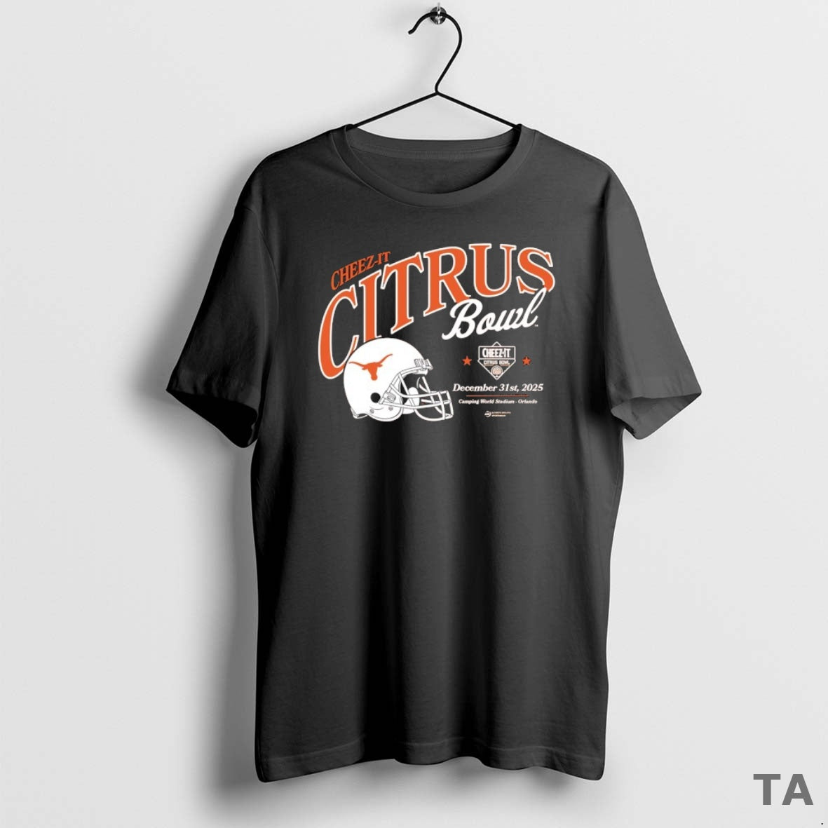 Top Cheez It Citrus Bowl 2025 Texas Longhorns Football Helmet T Shirt Sweater Hoodie, Sweatshirt | DripVista.com