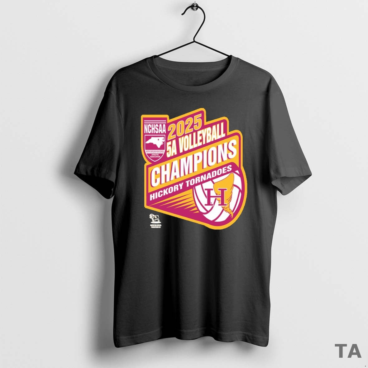 Top Hickory Tornadoes Nchsaa 5a Volleyball Champions 2025 T Shirt Sweater Hoodie, Sweatshirt | DripVista.com