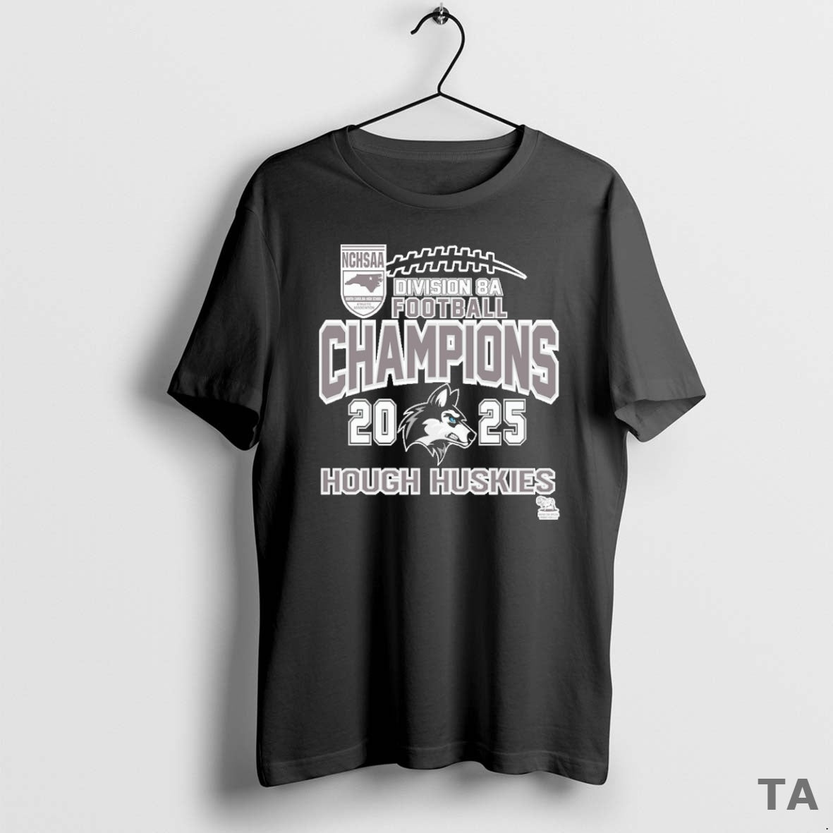 Top Hough Huskies Nchsaa Division 8a Football Champions 2025 T Shirt Sweater Hoodie, Sweatshirt | DripVista.com